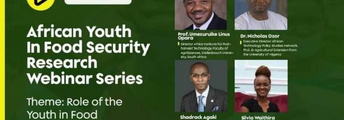 AFRICAN YOUTH IN FOOD SECURITY RESEARCH WEBINAR SERIES 